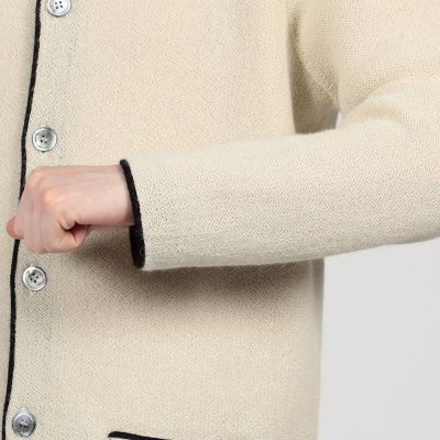 別注】Raffa Molina パイピング クルーネック ニット