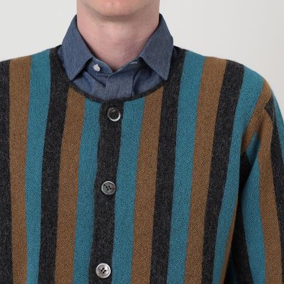 別注】Raffa Molina アルパカ パール編み ストライプニット