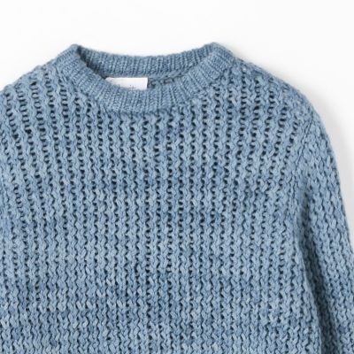 ｋｎｉｔ　ｂｒａｒｙ　ウール　クルーネックニット