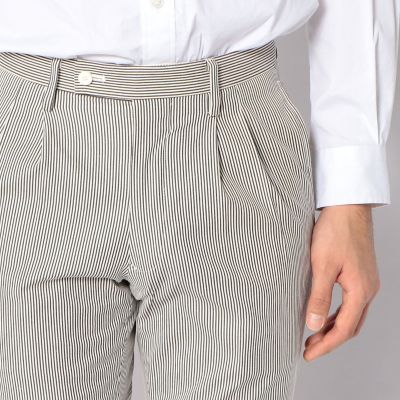 【別注】ＬＥ　ＶＥＲＮＥＵＩＬ　コットンコードレーン　２タックスラックス