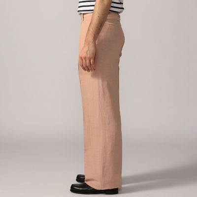 コットンリネンストレッチ クロップドパンツ （ショート・ハーフ