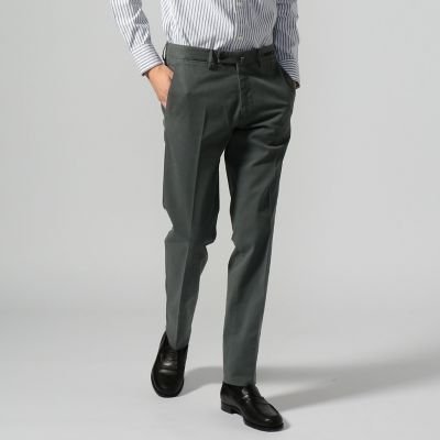 ＰＴ０１　コットンポリウレタン　スリムパンツ　ＧＲＡＶＥＮ　ＦＩＴ