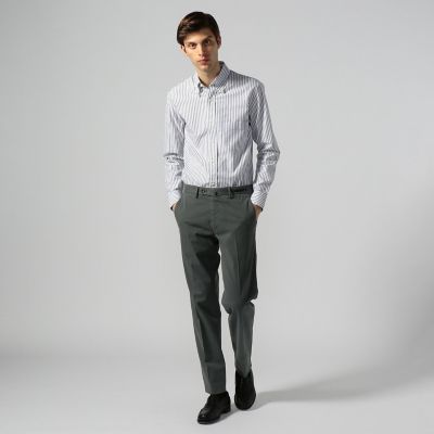 ＰＴ０１　コットンポリウレタン　スリムパンツ　ＧＲＡＶＥＮ　ＦＩＴ