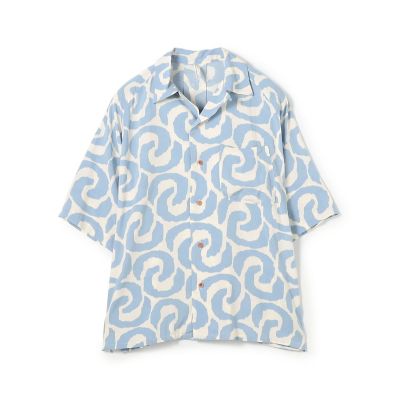 別注】m's braque レーヨンオープンカラー ハーフスリーブ