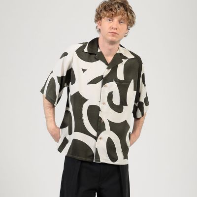 別注】m's braque ポリエステル オープンカラー ハーフ