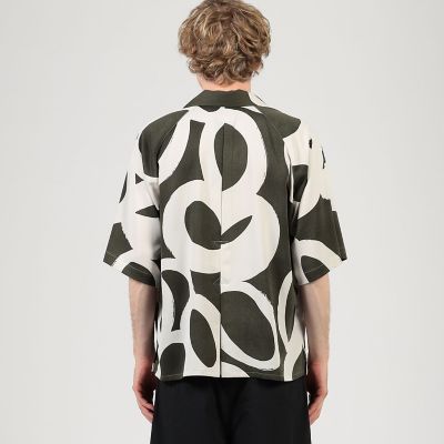 別注】m's braque ポリエステル オープンカラー ハーフ