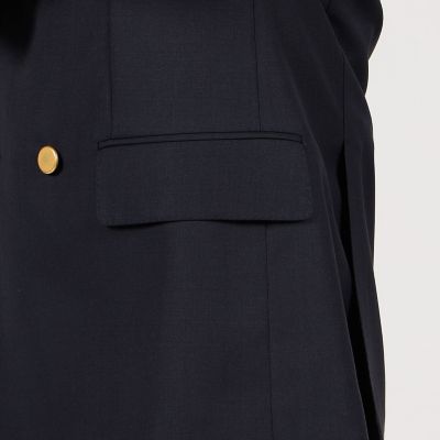 別注】CARUSO ウールツイル ダブルブレステッド6Bブレザー 