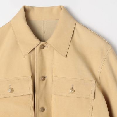 ＤＥＮＩＭ　ＰＬＵＴＯ　レザーシャツ