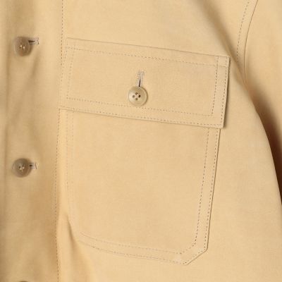 ＤＥＮＩＭ　ＰＬＵＴＯ　レザーシャツ