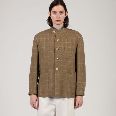 別注】CARUSO シルクリネン フォレスティエールジャケット