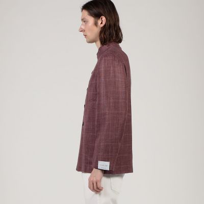 別注】CARUSO ウールシルクリネン フォレスティエールジャケット