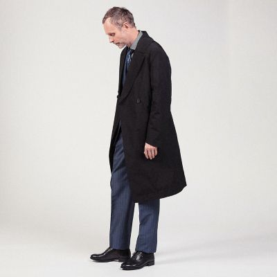 ＨＥＶＯ　ポリエステルコットン　ダブルブレステッドコート
