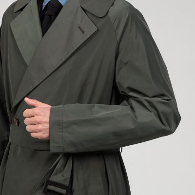 ＨＥＶＯ　ポリエステルコットン　ダブルブレステッドコート