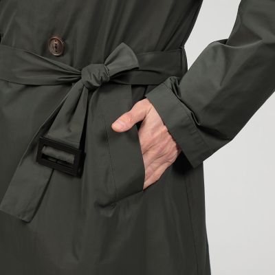 ＨＥＶＯ　ポリエステルコットン　ダブルブレステッドコート