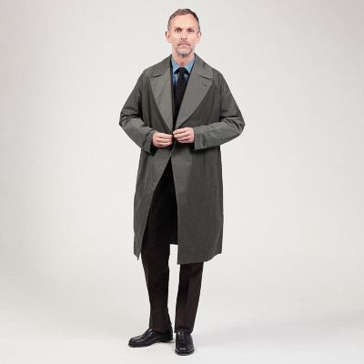 ＨＥＶＯ　ポリエステルコットン　ダブルブレステッドコート