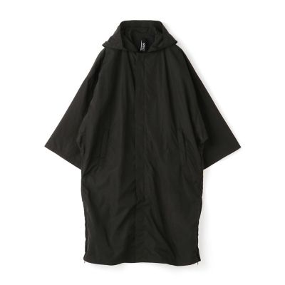 【SALE】HEVO ナイロン パッカブルフーデッドコート 19ブラック