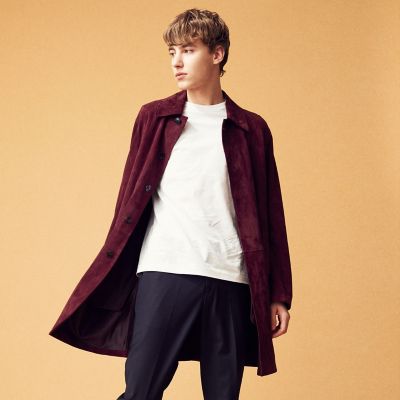 ＤＥＮＩＭ　ゴートスエード　ステンカラーコート