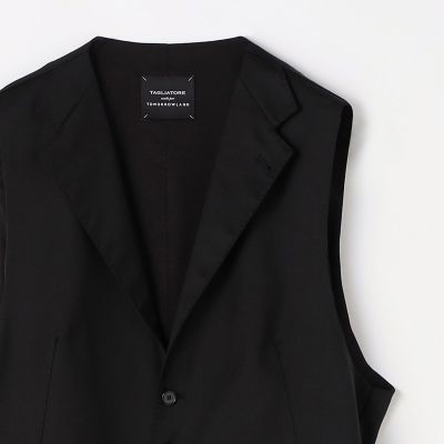 ＴＡＧＬＩＡＴＯＲＥ　ＤＥＮＩＳ　ウールサージ　　ショールカラー５Ｂベスト