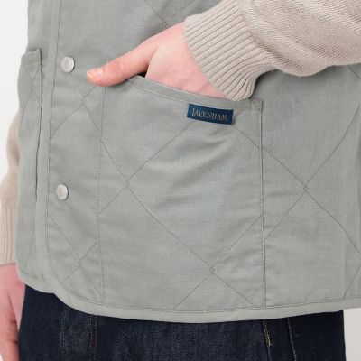 LAVENHAM UNWADDED THORNHAM リネンコットン