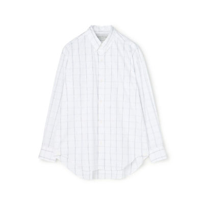 【SALE】ストレッチブロード ボタンダウンシャツ 12ホワイトケイ トップス