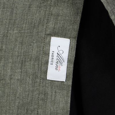 リネン　セミワイドカラーシャツ