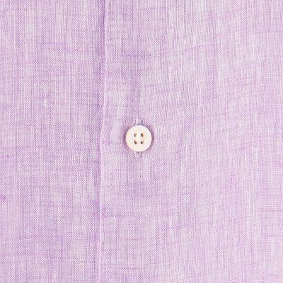 リネン　セミワイドカラーシャツ