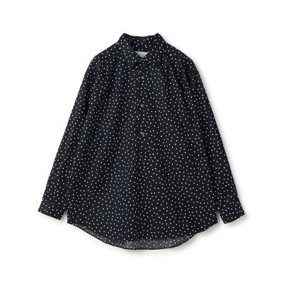 セール】 コットンシルクサテン アートタックブラウス （シャツ