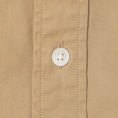 コットン　セミワイドスプレッドカラーシャツ