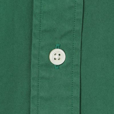 コットン　セミワイドスプレッドカラーシャツ
