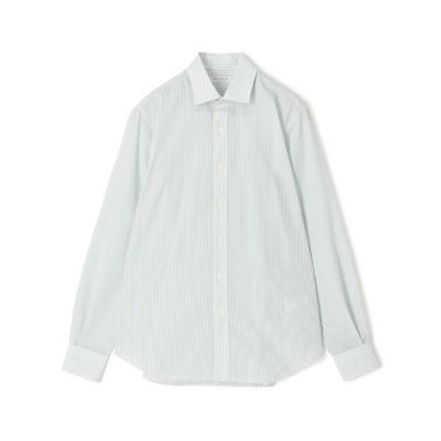 コットンナイロンワッシャー　セミワイドカラーシャツ