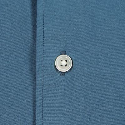 スビンコットン　セミワイドカラーシャツ