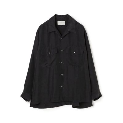 TOMORROWLAND.B マイクロタフタ ロングシャツ　ネイビー TOMORROWLAND.B マイクロタフタ ロングシャツネイビー