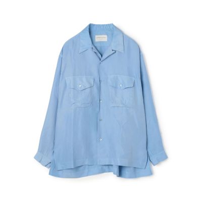 【美品】23SS TOMORROWLAND オープンカラー シャツ シルク混 M 美品】23SS TOMORROWLAND オープンカラー シャツ シルク混 M