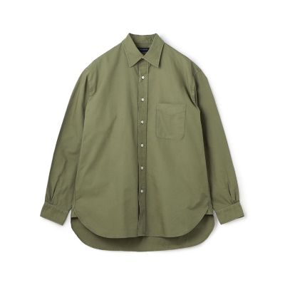 TOMORROWLAND.B マイクロタフタ ロングシャツ　ネイビー TOMORROWLAND.B マイクロタフタ ロングシャツ ネイビー