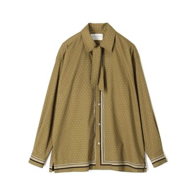 ＜TOMORROWLAND (Men)＞コットンレーヨン　スカーフプリント　ロングスリーブシャツ