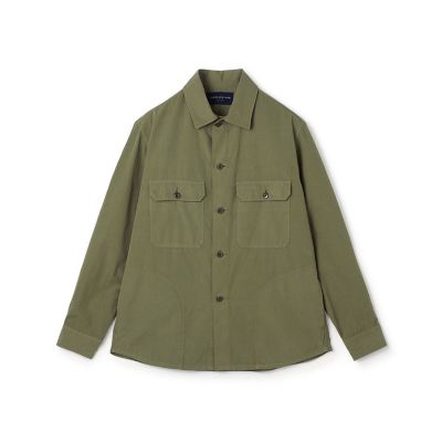 ＜TOMORROWLAND (Men)＞スビンコットン　ダブルポケット　シャツブルゾン