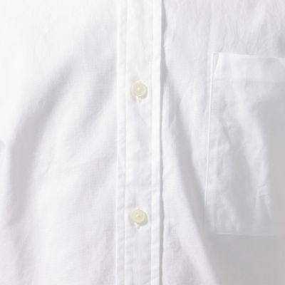 コットンオックスフォード　オーバーサイズボタンダウンシャツ