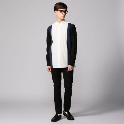 ＜TOMORROWLAND (Men)＞コットンタイプライター　デザインシャツ