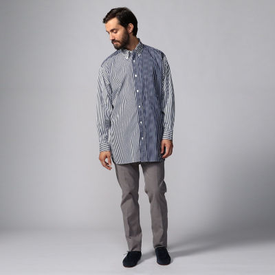 ＜TOMORROWLAND (Men)＞ブリティッシュポプリン　オーバーサイズ　ボタンダウンシャツ　ＴＨＯＭＡＳ　ＭＡＳＯＮ　ＡＲＣＨＩＶＥ　ＦＩＴ