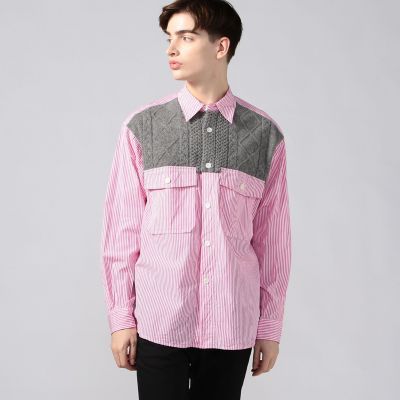 １００／２ポプリン　デザインシャツ　ｔｒｉｃｏｔ　ｓｈｉｒｔ