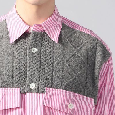 １００／２ポプリン　デザインシャツ　ｔｒｉｃｏｔ　ｓｈｉｒｔ