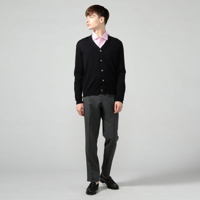 ＜TOMORROWLAND (Men)＞シーアイランドコットン　Ｖネックカーディガン