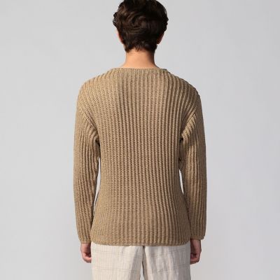 ヘンプシルクコットンリブ クルーネックニット 三越伊勢丹オンラインストア 公式