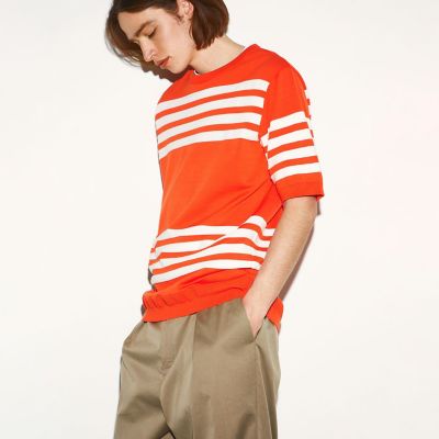 パネルボーダー ニットTシャツ tricot－T | TOMORROWLAND (Men 
