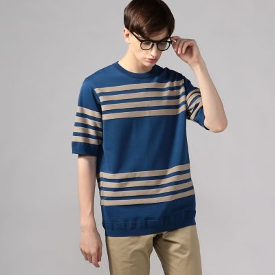 パネルボーダー ニットTシャツ tricot－T | TOMORROWLAND (Men 
