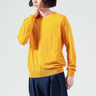 スーパーファインメリノウール　クルーネック