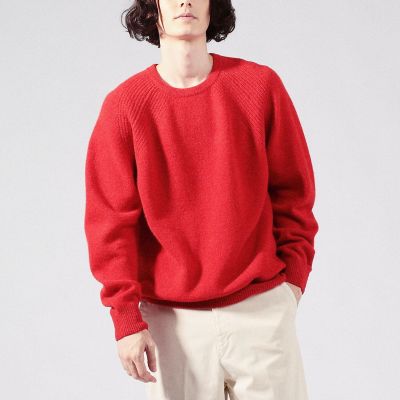 ラムズウール クルーネックニット | TOMORROWLAND (Men