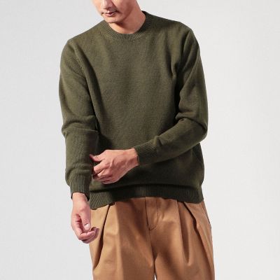 スーパーファインラムウール　クルーネック