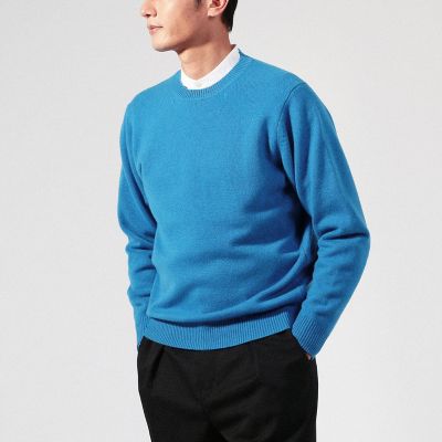 スーパーファインラムウール　クルーネック