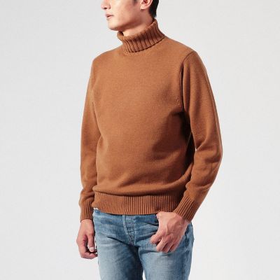 トゥモローランドTOMORROWLANDカシミヤブレンドラムウールタートルニット スーパーファインラムウール タートルネックニット | TOMORROWLAND